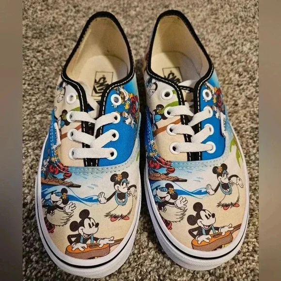 Vans X Disney Mickey Mouse Authentic Sneakers Limited Edition 7 - Picture 10 of 16